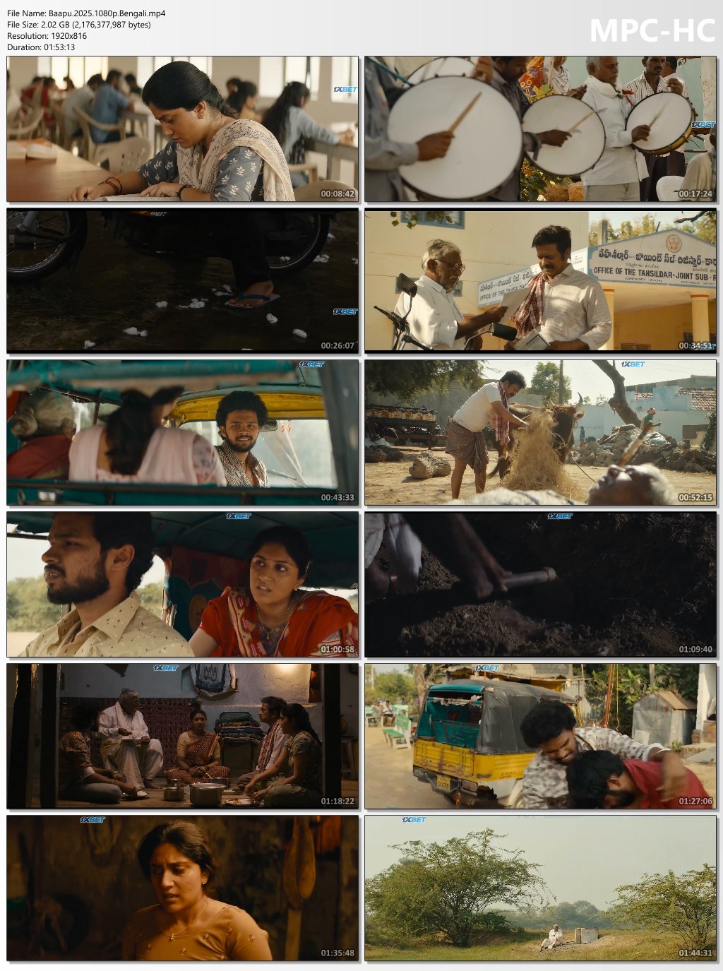 Baapu 2025 Bengali Dubbed Movie