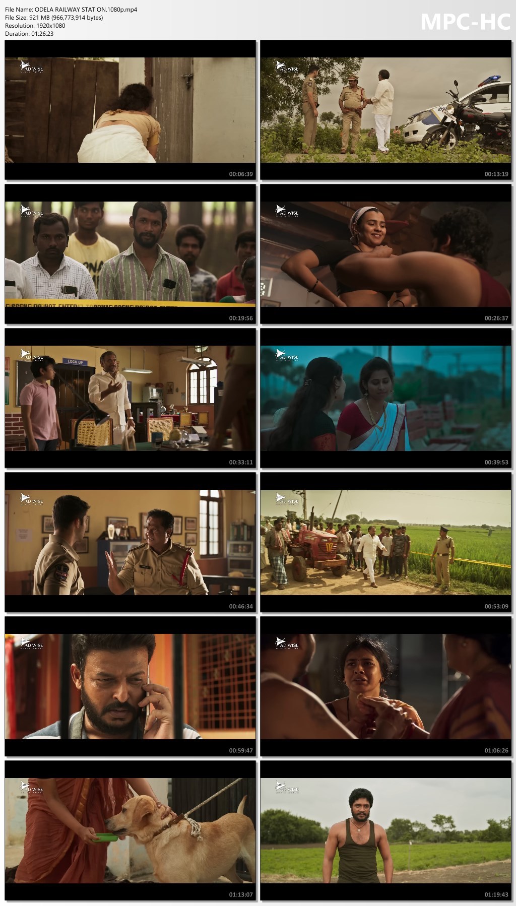 Odela Railway Station 2025 Hindi Dubbed Movie