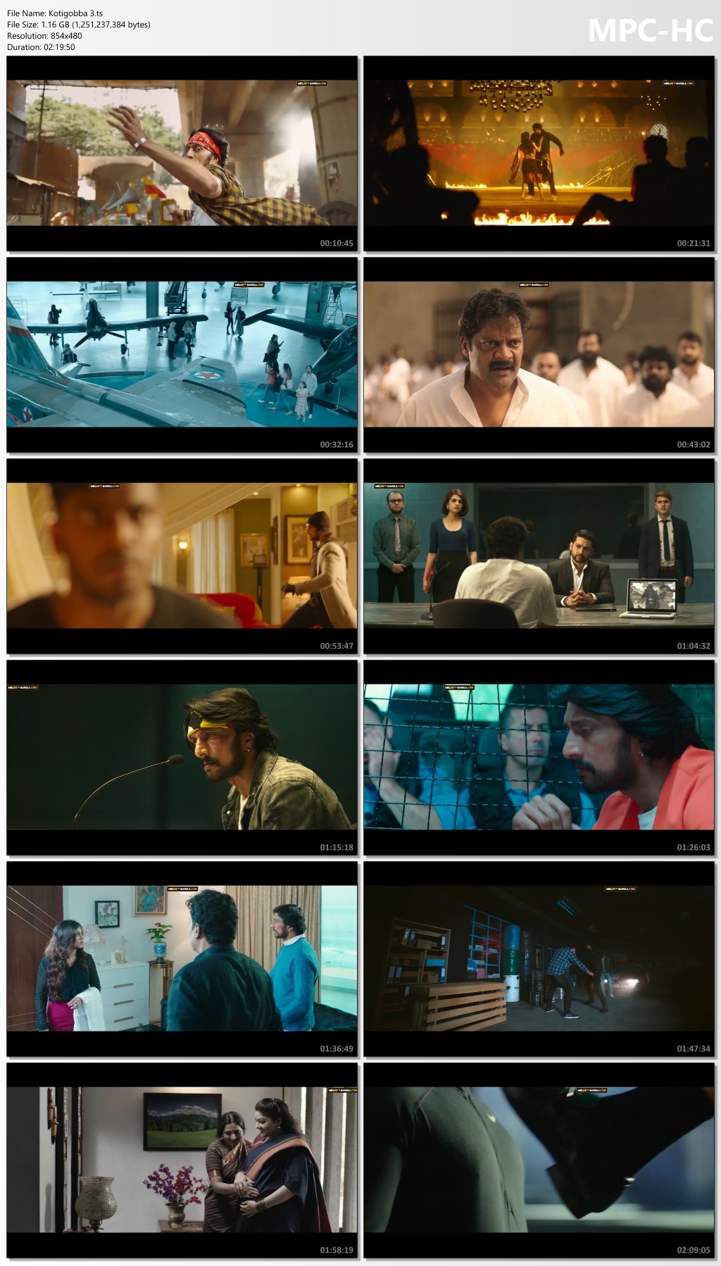 Kotigobba 3 2025 Bengali Dubbed Movie 720p